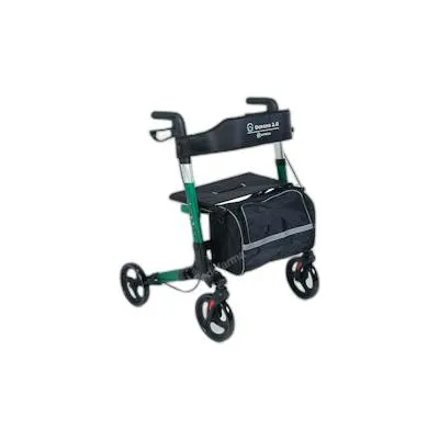 Rollator de aluminio oceano 2.0 verde, Moretti