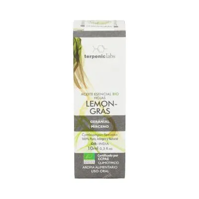 Aceite esencial de lemongras alimentario BIO 10 ml, Terpenic