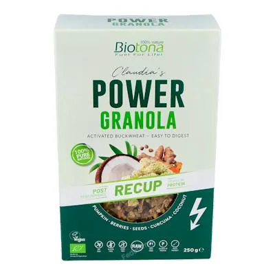 Power granola recup muesli BIO 250 g, Biotona