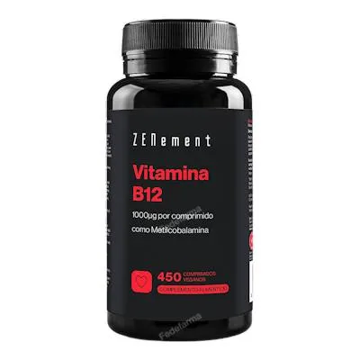 Vitamina B12 veganos 450 comprimidos, Zenement