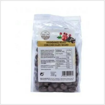 Arándano rojos con chocolate negro 200 g, Int Salim