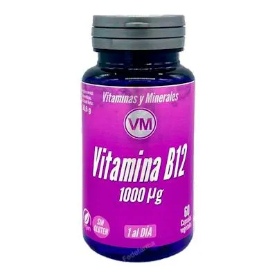 Vitamina B12 60 cápsulas vegetales, Ynsadiet