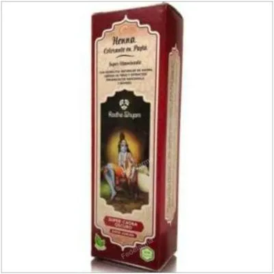 Henna pasta super caoba oscuro 200 g, Radhe Shyam