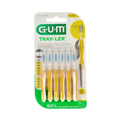 Cepillo interdental trav-ler 1,3mm 3un amarillo, Gum