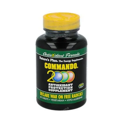 Commando 2000 (antioxidante) 60 comprimidos, Natures Plus