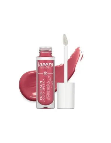 Pintalabios líquido puré satin 04 sweet peony, Lavera