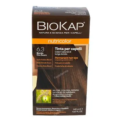 Haarverf donkergoudblond 6.3 140 ml, Biokap