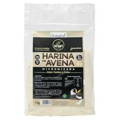 Farinha de aveia sabor cookies & cream sport live 1 kg, Drasanvi Sport Live