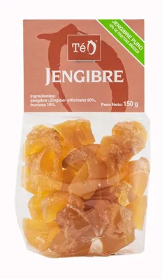 Jengibre 100% natural (sin azúcar) -TEO 150 g, Teo Bio