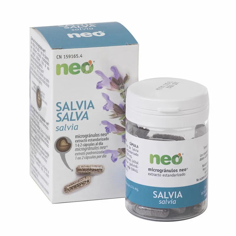 Salie droog extract 45 capsules, Neo