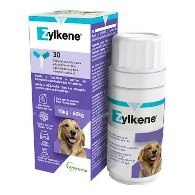 Zylkene plus perro 450 mg 15-60 kg vet 30 cápsulas, Vetoquinol Vet
