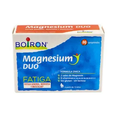 Magnesium duo 80 comprimidos, Boiron