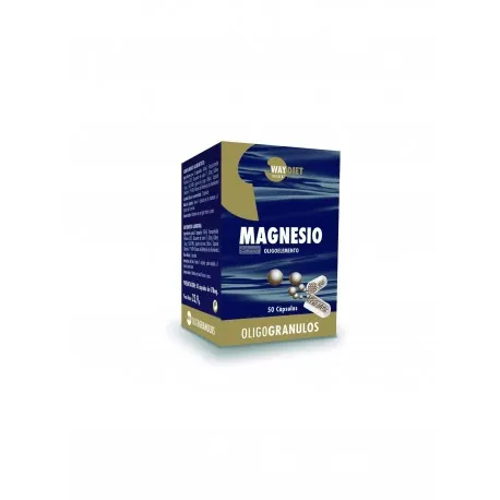 Magnesio Oligogranulo 50 cápsulas, Waydiet