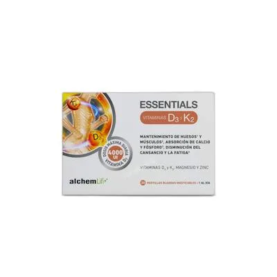 Essentials vit D + K 30 past. blandas masticables, Alchemlife