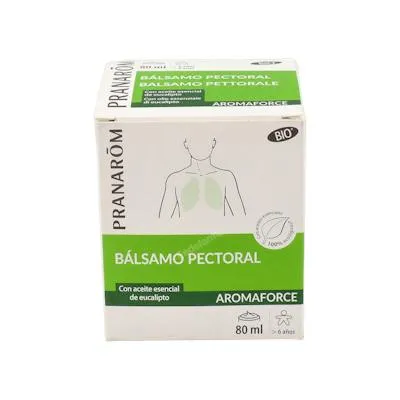 Pranarom P. acabado aromaforce bálsamo peitoral BIO 80 ml, Pranarom P.acabado