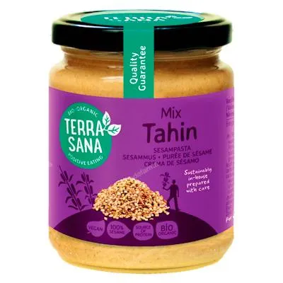 Tahini crema de sesamos semi integral BIO 250 g, Terrasana