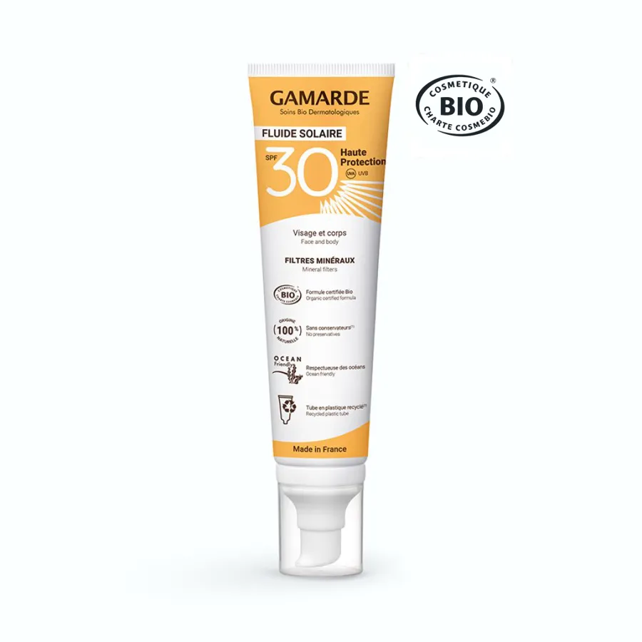 Fluido Solar SPF 30 BIO 100 ml, Gamarde