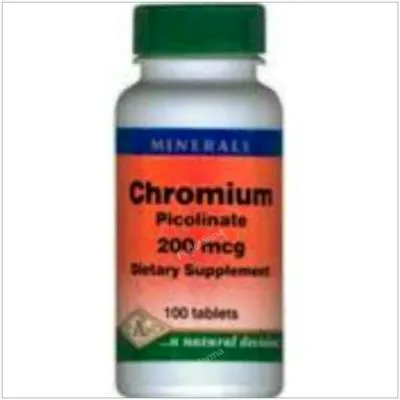 Cromo picolinato 200 mcg 100 comprimidos, Nutri-force