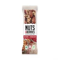 Barrita almendra arándanos 30 g, Nuts&berries