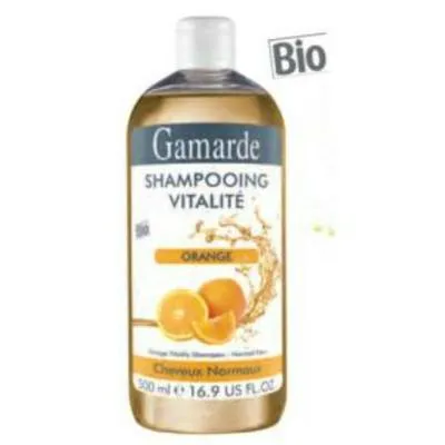 Champú revitalizante naranja (normal) BIO 500 ml, Gamarde