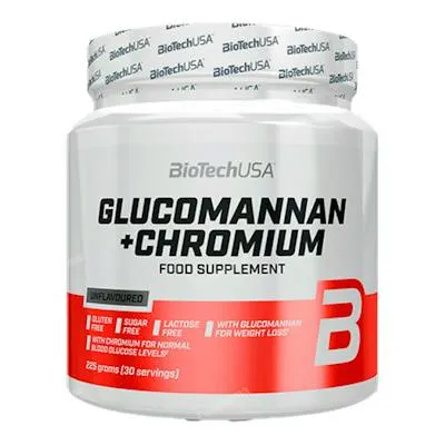 Glucomannan + chromium 225 g, Biotechusa