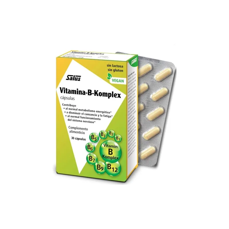 Vitamina-b-komplex 30 cápsulas, Salus