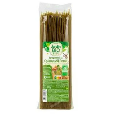 Espagueti de quinoa ajo perejil BIO 500 g, Jardin Bio