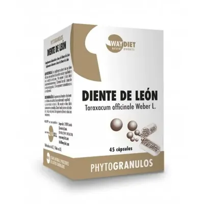 Diente De León De 400 mg 45 cápsulas, Waydiet