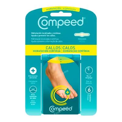 Calos hidratação contínua 6 un., Compeed