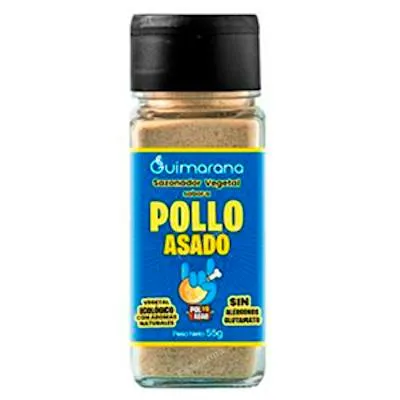 Sazonador pol yo asao pollo asado sin gluten BIO 55 g, Guimarana