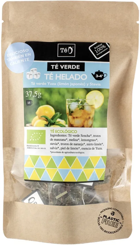 Eistee Grüntee 15 Teebeutel téo-teo BIO 37,5 g, Teo Bio