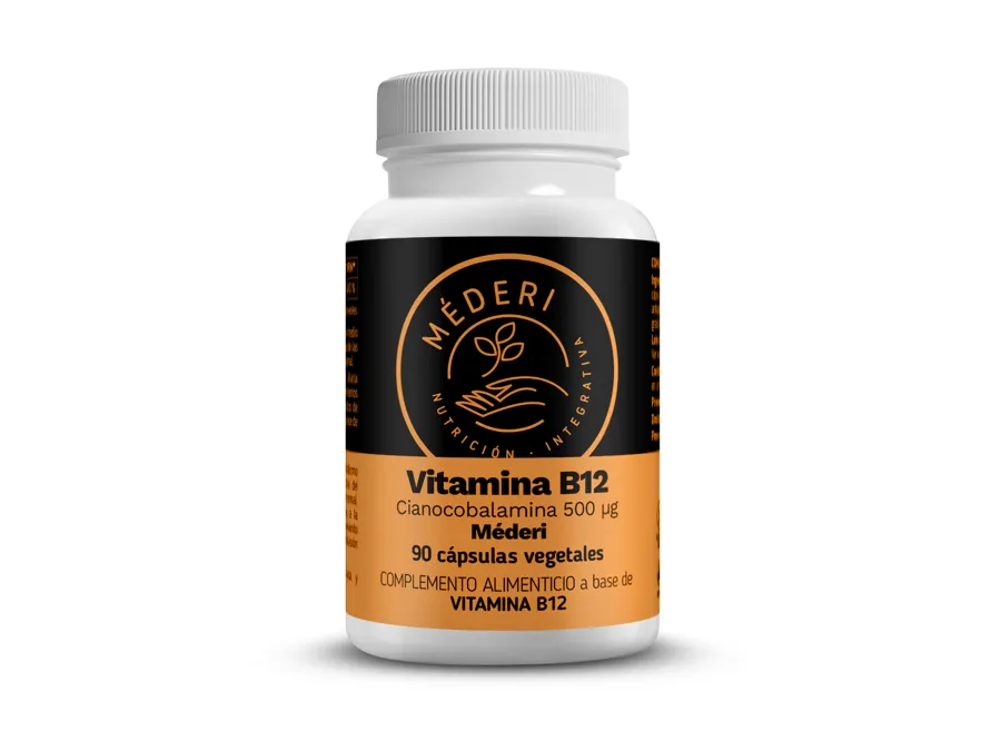 Mederi Nutrición Integrativa mederi vitamina B12 cianocobalamina 1 mg 90 cápsulas, Mederi Nutricion Integrativa