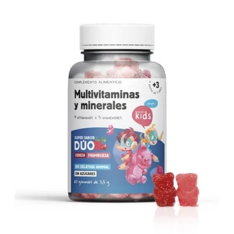 Multivitaminas minerales kids 60 gummies, Herbora