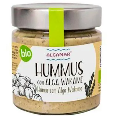 Hummus con alga wakame BIO 180 g, Algamar