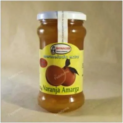 Mermelada de naranja amarga extra sin azúcar 320 g, Intracma