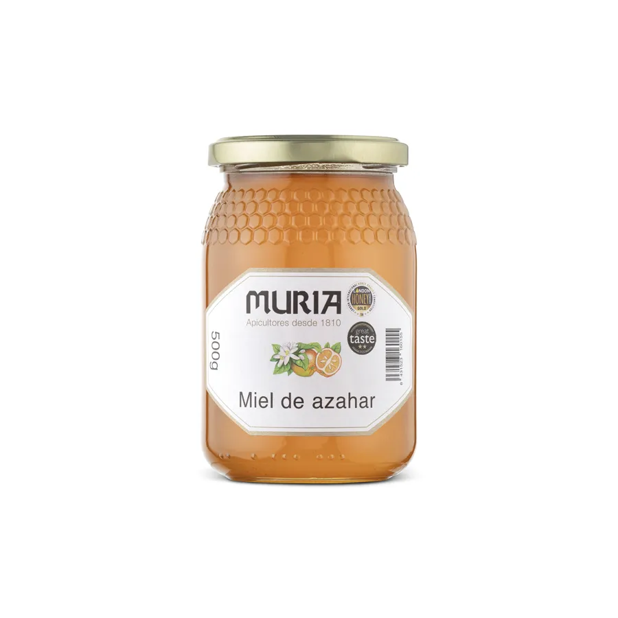 Tarro de miel Azahar 500 g, Muria