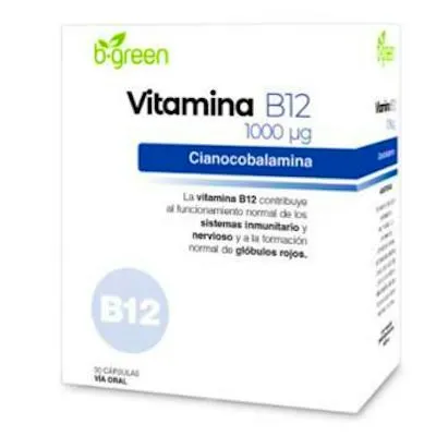 B. green (lab. Lebudit) vitamina B12 30 cápsulas, B.green (lab. Lebudit)