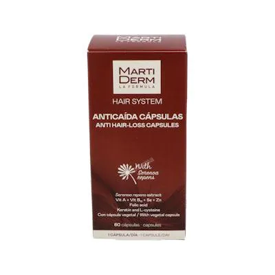 Hair system anticaída 60 cápsulas, Martiderm