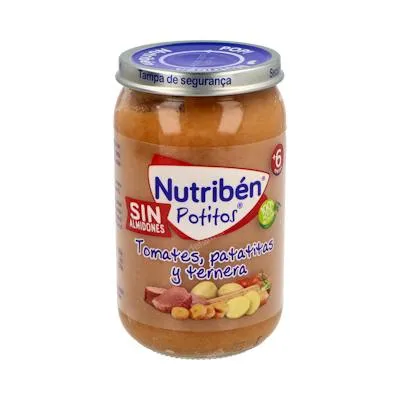 Potito ternera patatas y zanahoria 235 g, Nutriben