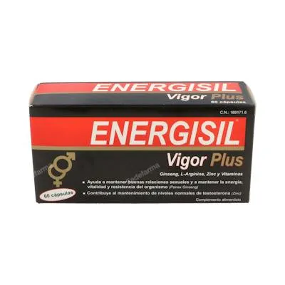 Vigor plus (Ginseng+Arginin) 60 Kapseln, Energisil