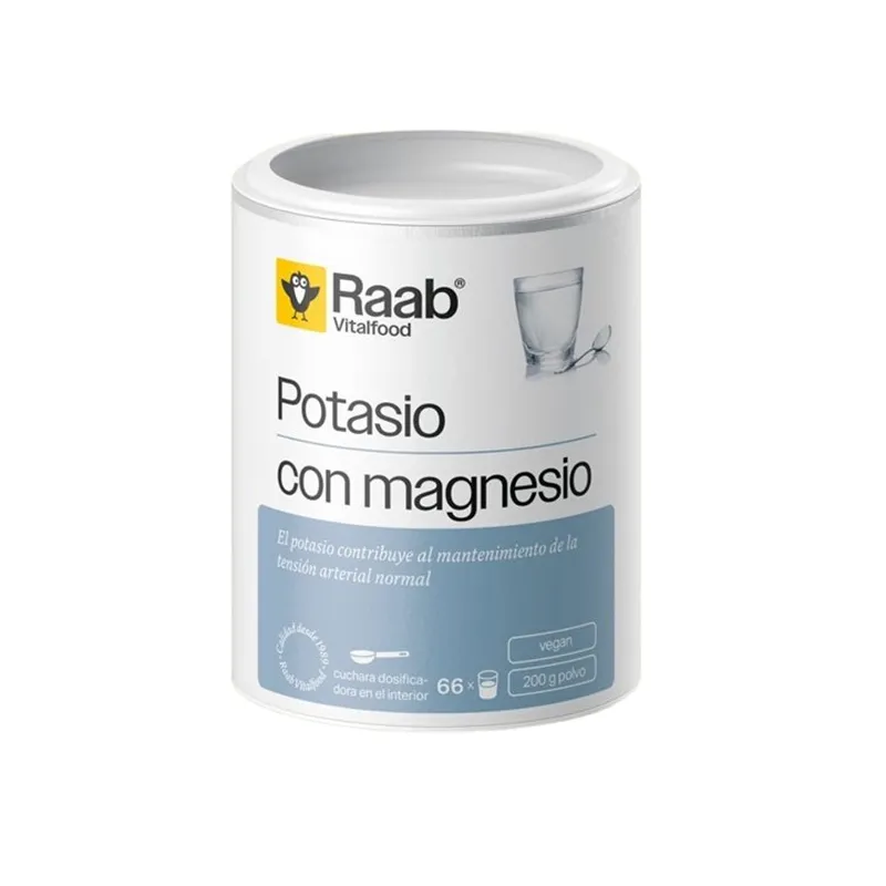 Potasio con magnesio polvo 200 g, Raab