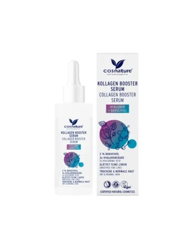 Sérum visage raffermissant booster collagène acide hyaluronique & bakuchiol, Cosnature