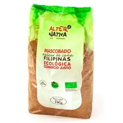 Azúcar de caña mascobado filipinas BIO 1 kg, Alternativa 3