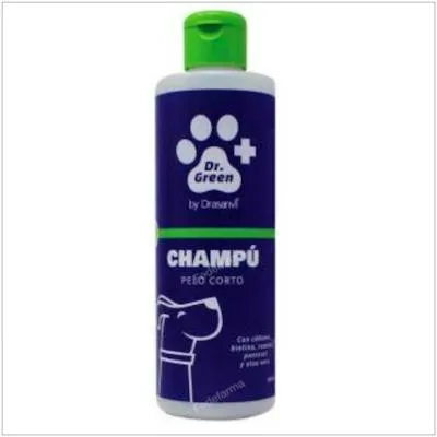 Dr. Green Veterinaria champú pelo corto perros 250 ml, Dr. Green Vet
