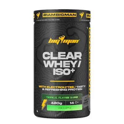 Iso clear whey kiwi-manzana 420 g, Bigman
