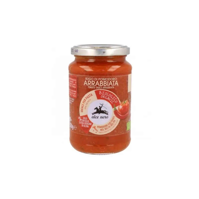 Salsa tomate arrabiata BIO 350 g, Alce Nero
