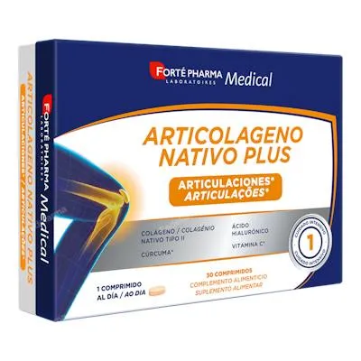 Articolageno nativo plus 30 comprimidos, Forte Pharma