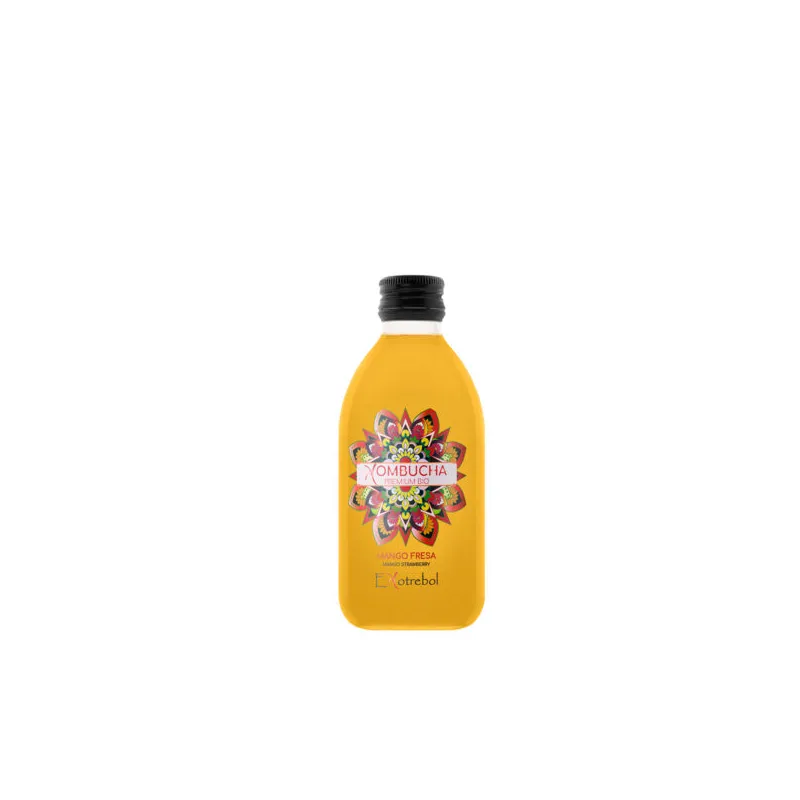 Organic premium mango and strawberry kombucha, Ekotrebol