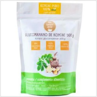 Harina de glucomanano sin gluten 500 g, The Konjac Shop