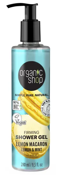 Mix gel de ducha reafirmante «macaron de limón» 280 ml, Organic Shop